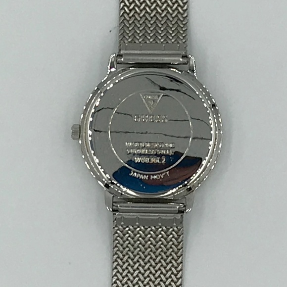 Guess Women’s Silver Tone Watch With Rhinestones - Picture 6 of 9